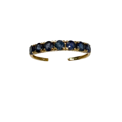 Bague Demi Tour Or Jaune 18k Taille-56