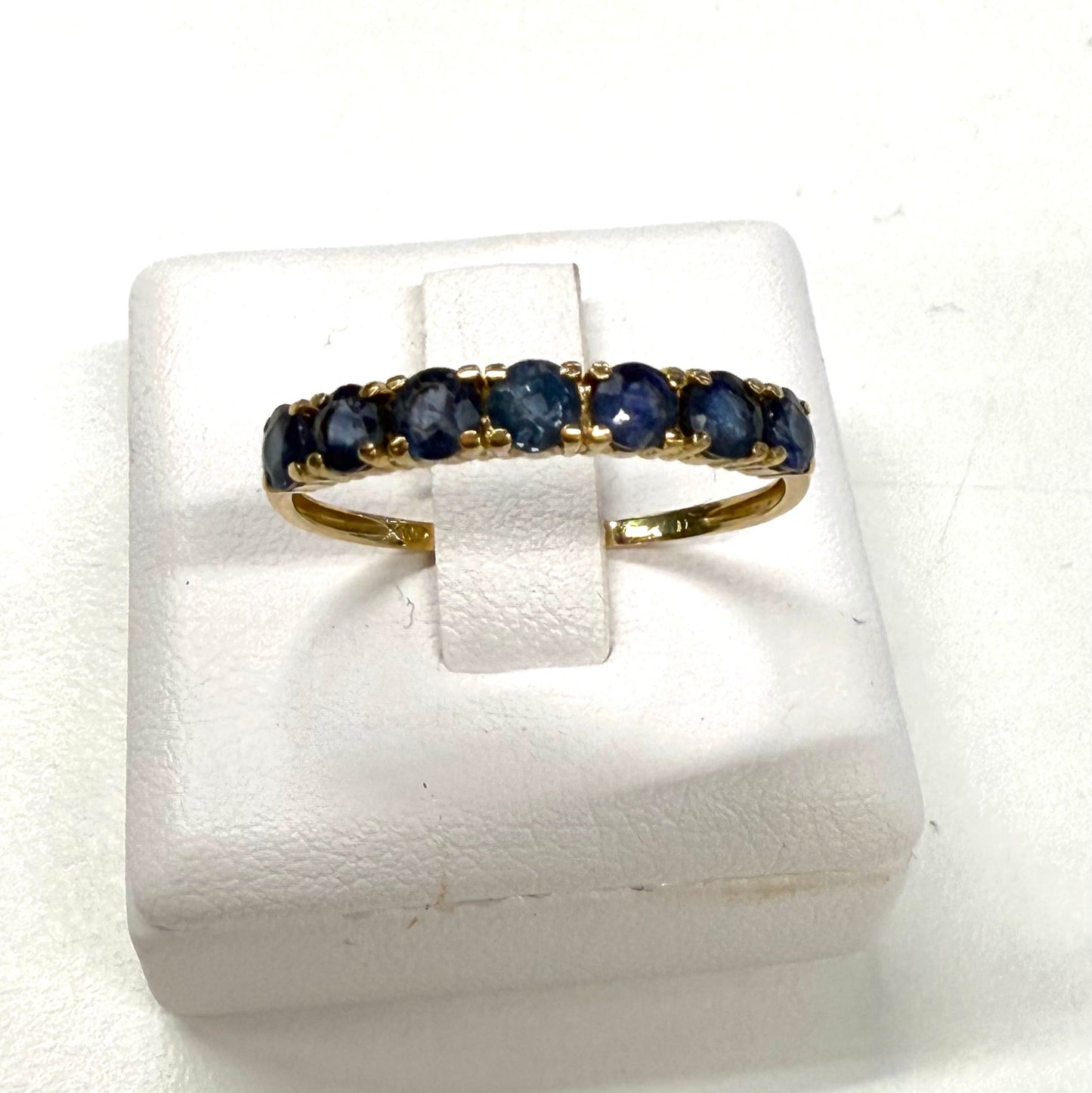 Bague Demi Tour Or Jaune 18k Taille-56