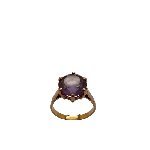 Bague en Or Jaune 18K Taille-52.5