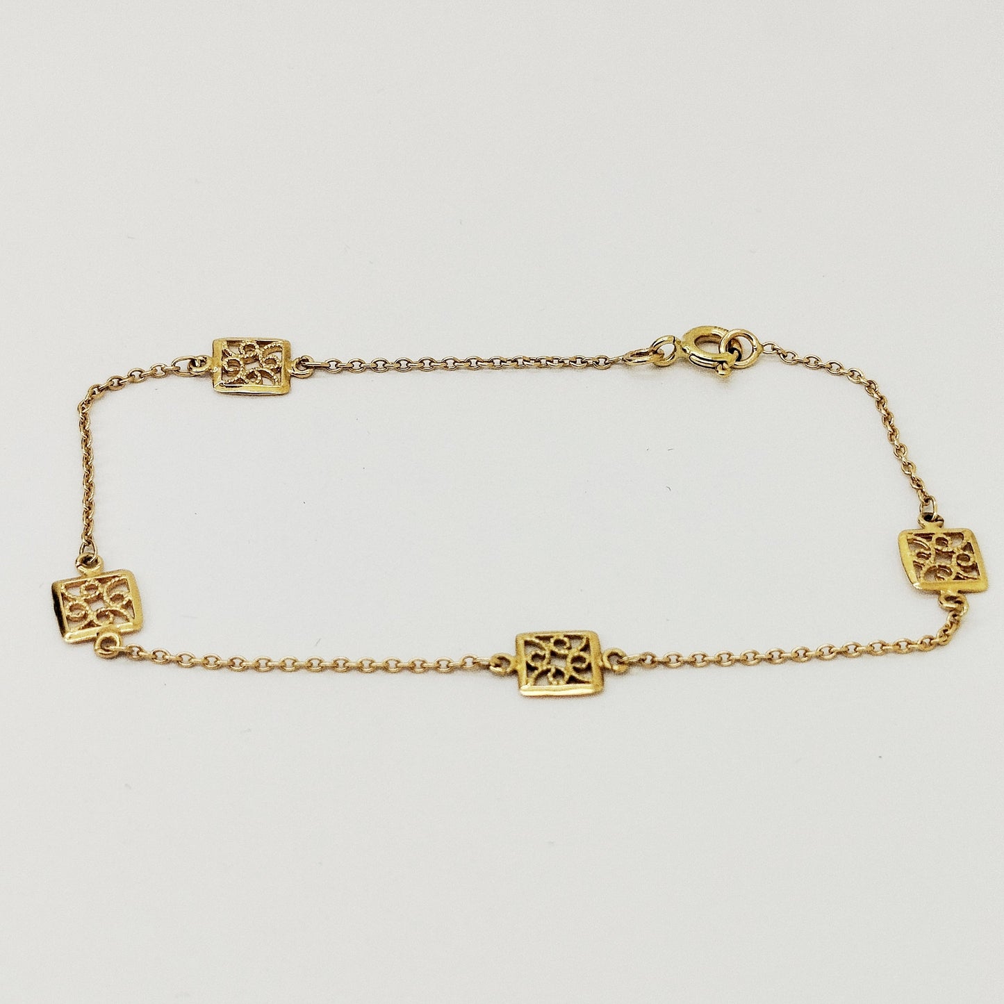 Bracelet maillon en or jaune 18K 1.86 Grs