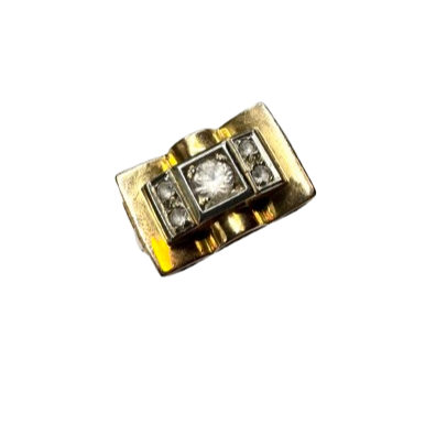 Bague Tank Or Jaune 18K  3.60 Grs - Taille 54