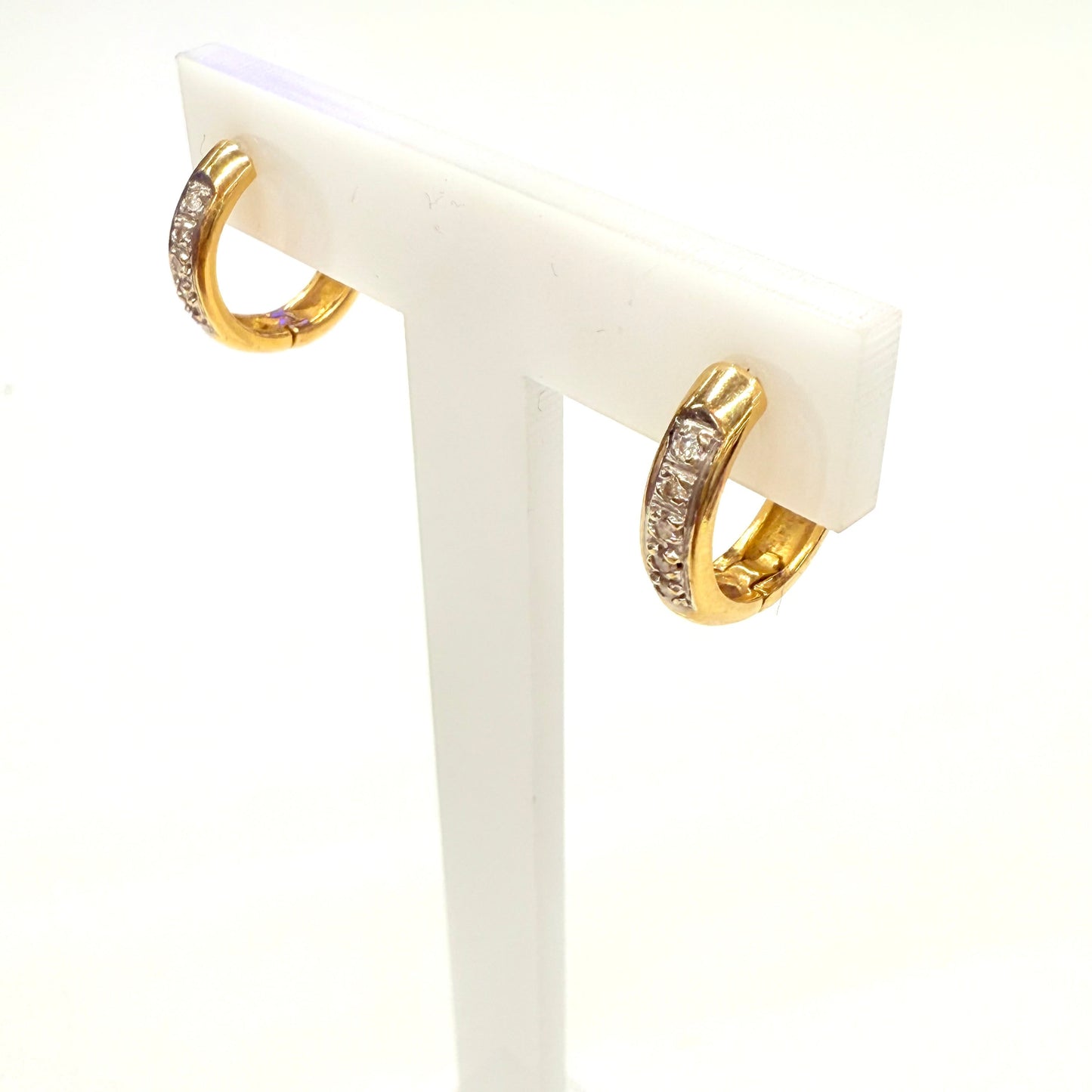 Créoles en Or Jaune 18k 3.69 Grs