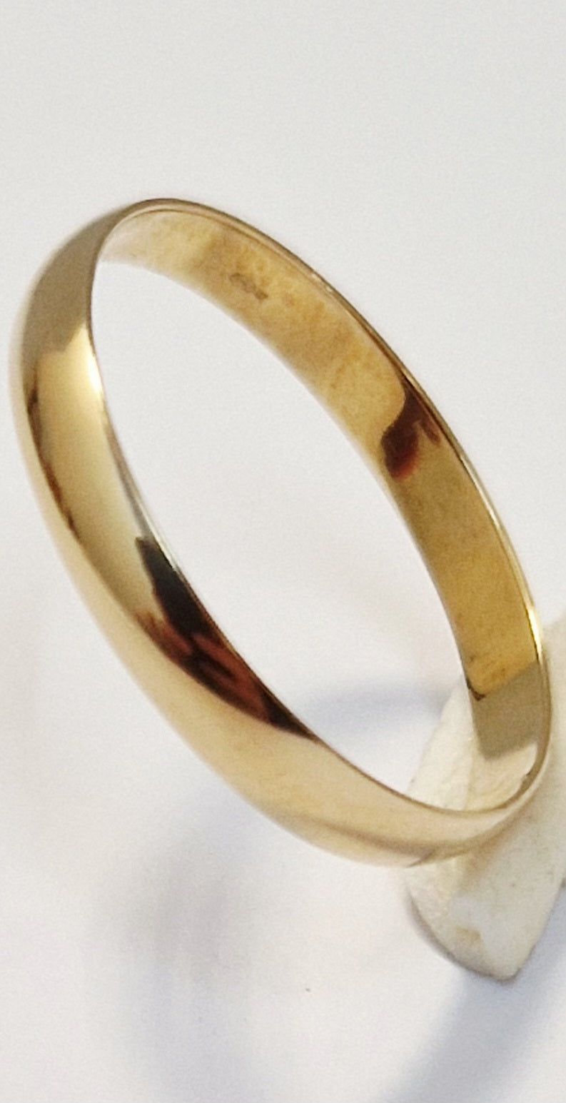 Bagues Alliance Or Jaune 18K 1.88 Grs - Taille 62