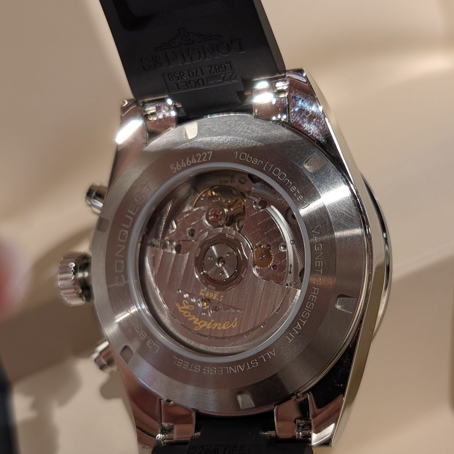 Montre Longines Conquest Chronograph, L3.835.4.32.9 - 2024 Très Bon Etat