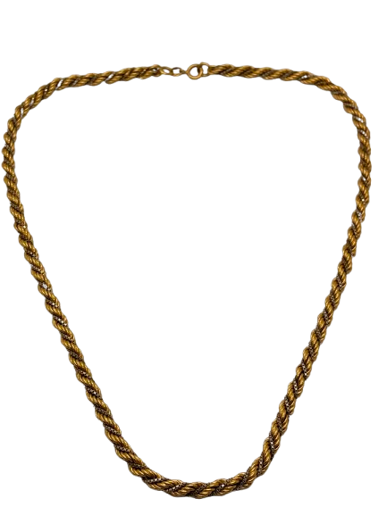 Collier Princesse 18 carats, en or jaune et blanc