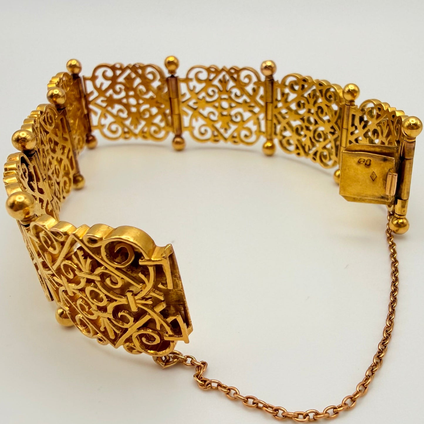 Bracelet Manchette en Or Jaune 18K 50.88 Grs