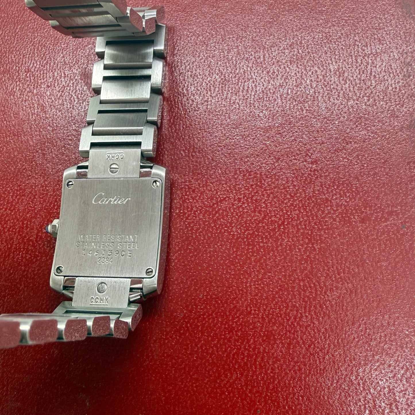 Montre Cartier Tank Automatique Acier 2004 en Très Bon Etat