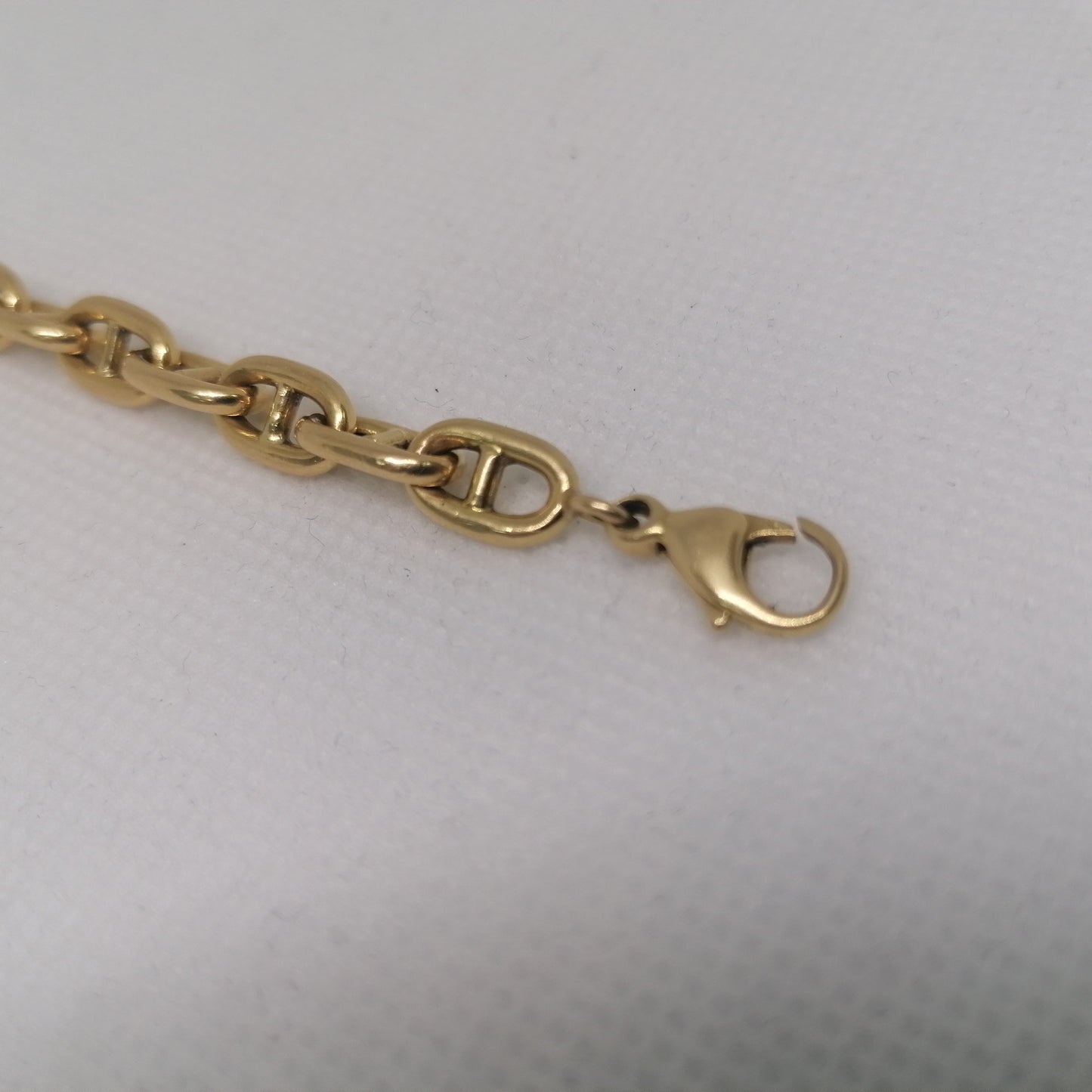 Bracelet maille marine en or jaune 18K 9.44 Grs