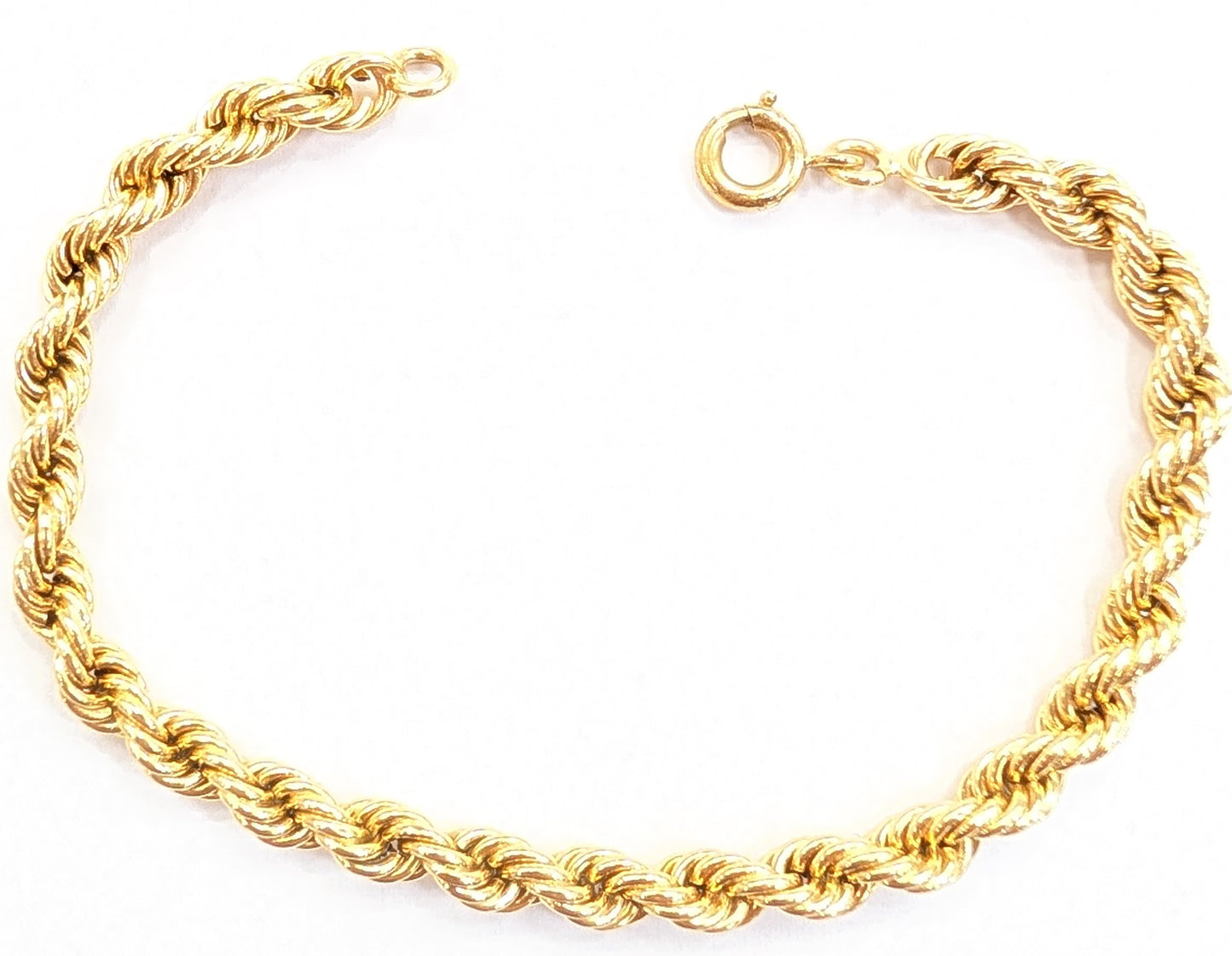 Bracelet en Or Jaune 18K Maille Torsadé 5.99 Grs