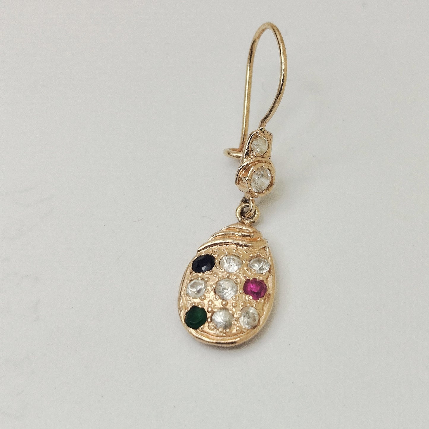 Boucles d'oreilles en or rose 18K 3.48 Grs