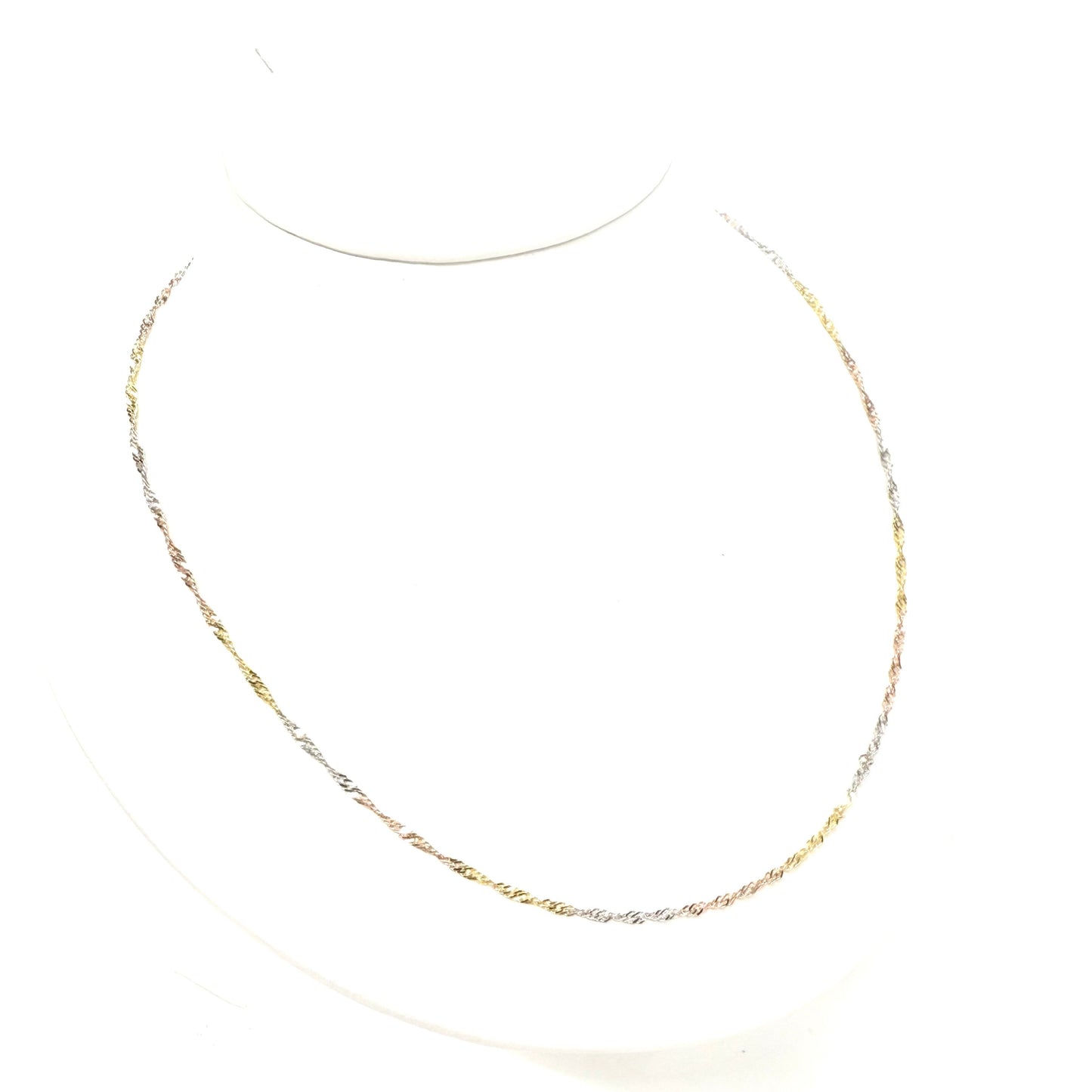 Collier Chaîne Torsadée Or 18k - 2.22 Grs