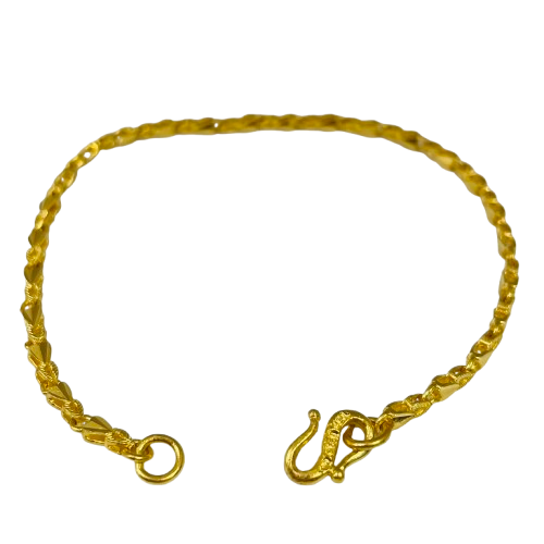 Bracelet Maillon Or Jaune 24K 5.37 Grs