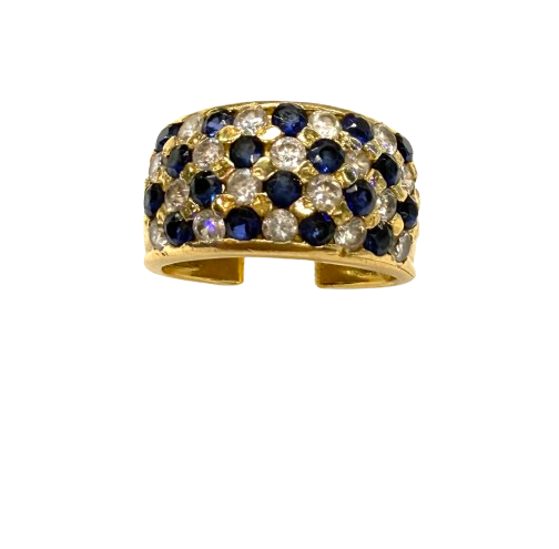 Bague en or jaune 18k Taille-57