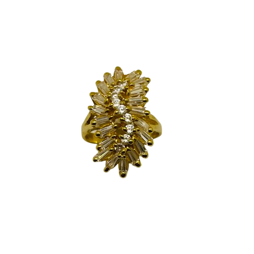 Bague Or Jaune 18K Taille-53