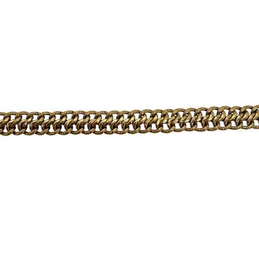 Bracelet Maille Américaine en Or Jaune 18K 12.20 Grs