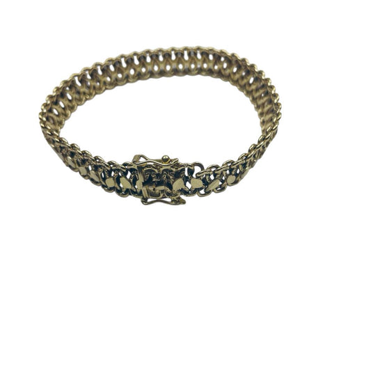 Bracelet Gourmette en Or Jaune 18K 12.49 Grs