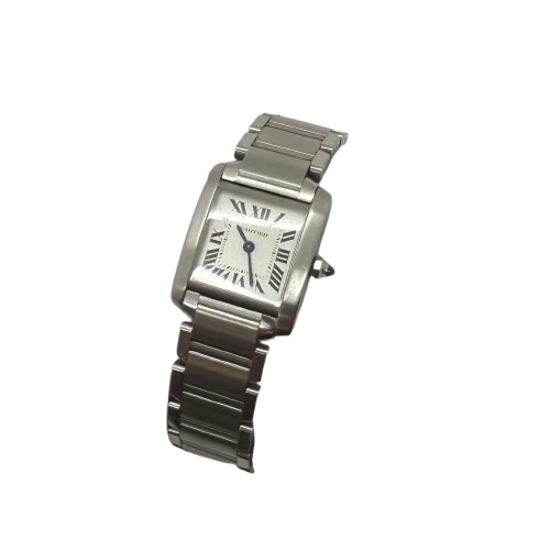 Montre Cartier Tank Automatique Acier 2004 en Très Bon Etat