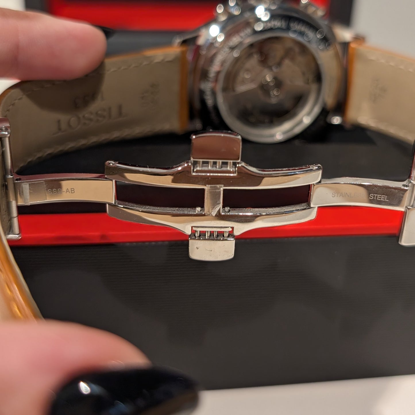 Montre Tissot Telemeter 1938 Chronographe Automatique Acier en Très Bon Etat