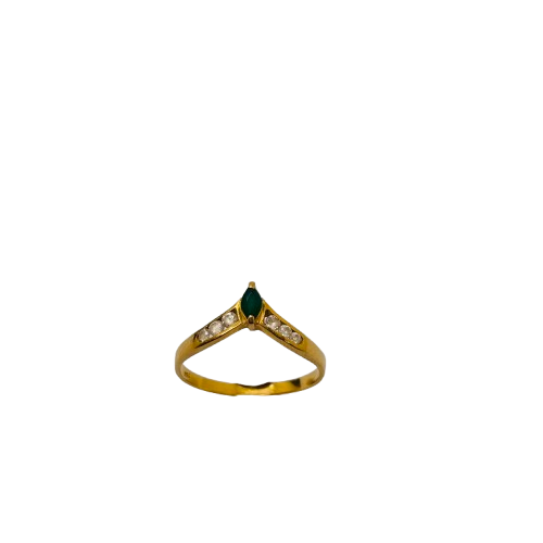 Bague en or jaune 18K Taille-56