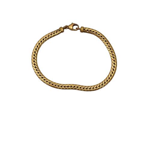 Bracelet Anglaise Or Jaune 18K 6.50g