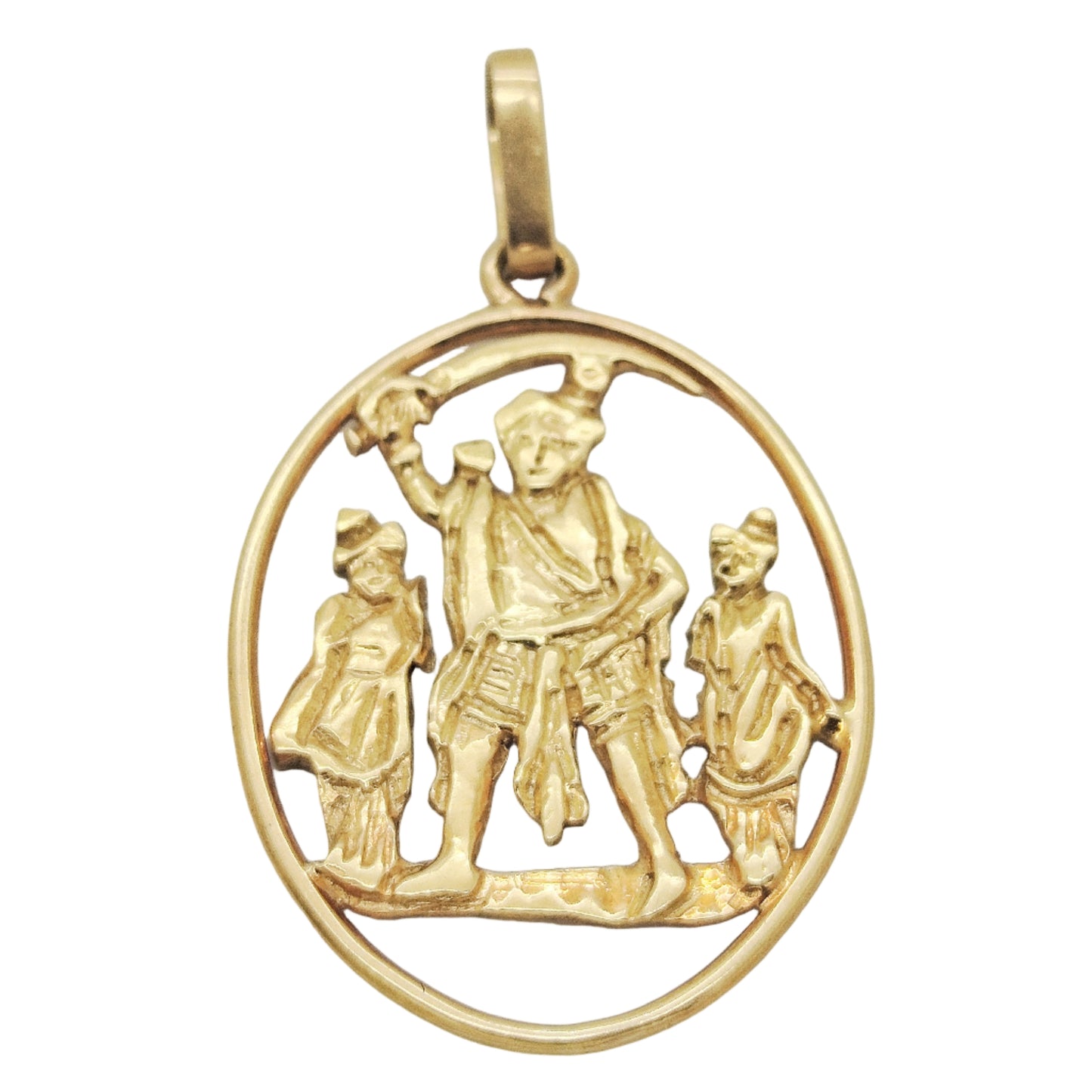 Pendentif Divinité en Or Jaune 18K - 5.57g
