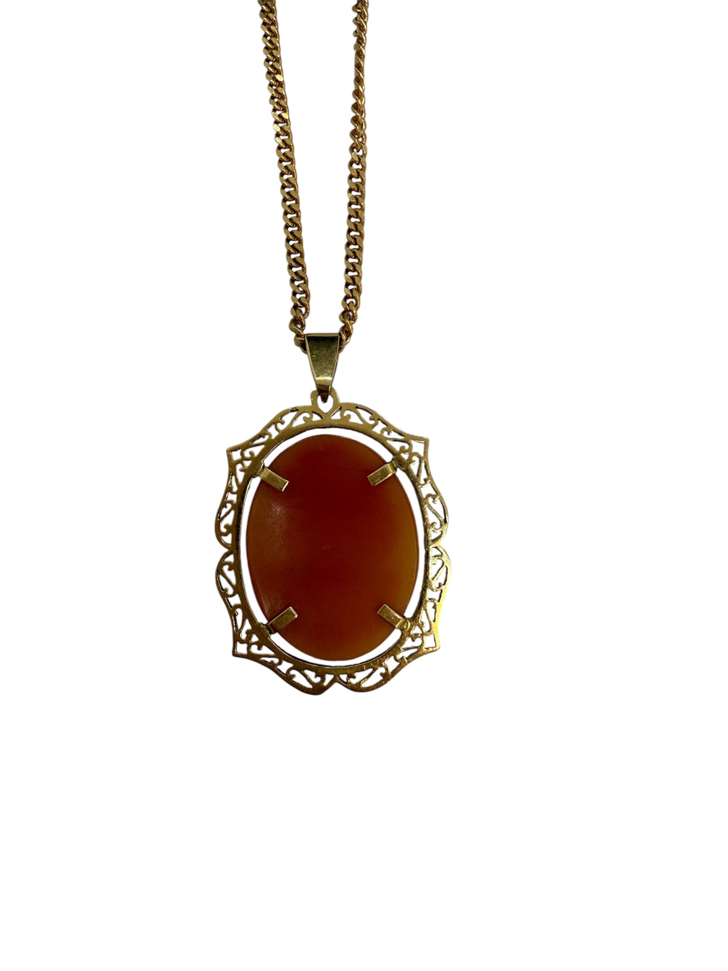 Camée en Or Jaune 18K 4.10 Grs