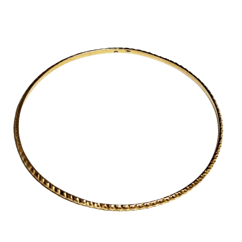 Bracelet Jonc en Or Jaune 18K 7.74 Grs