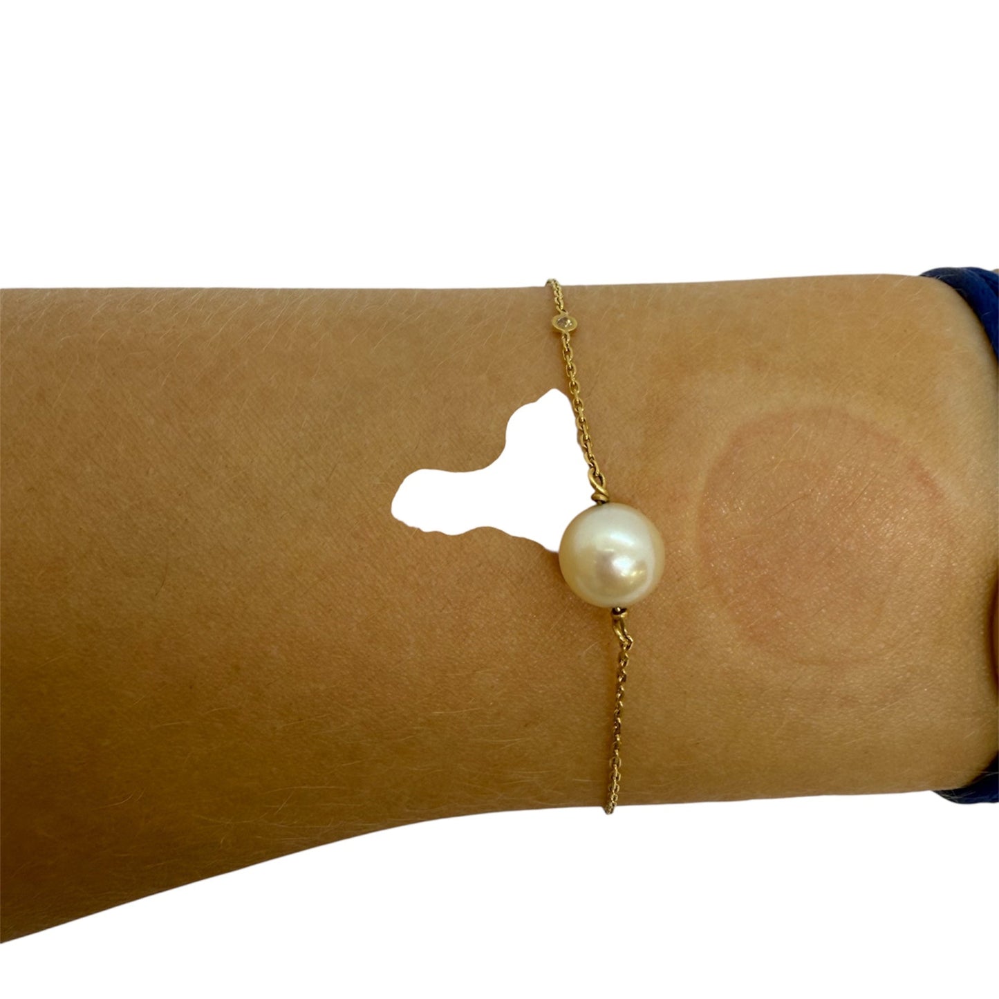 Bracelet fantaisie en or jaune 18K 1.66 Grs