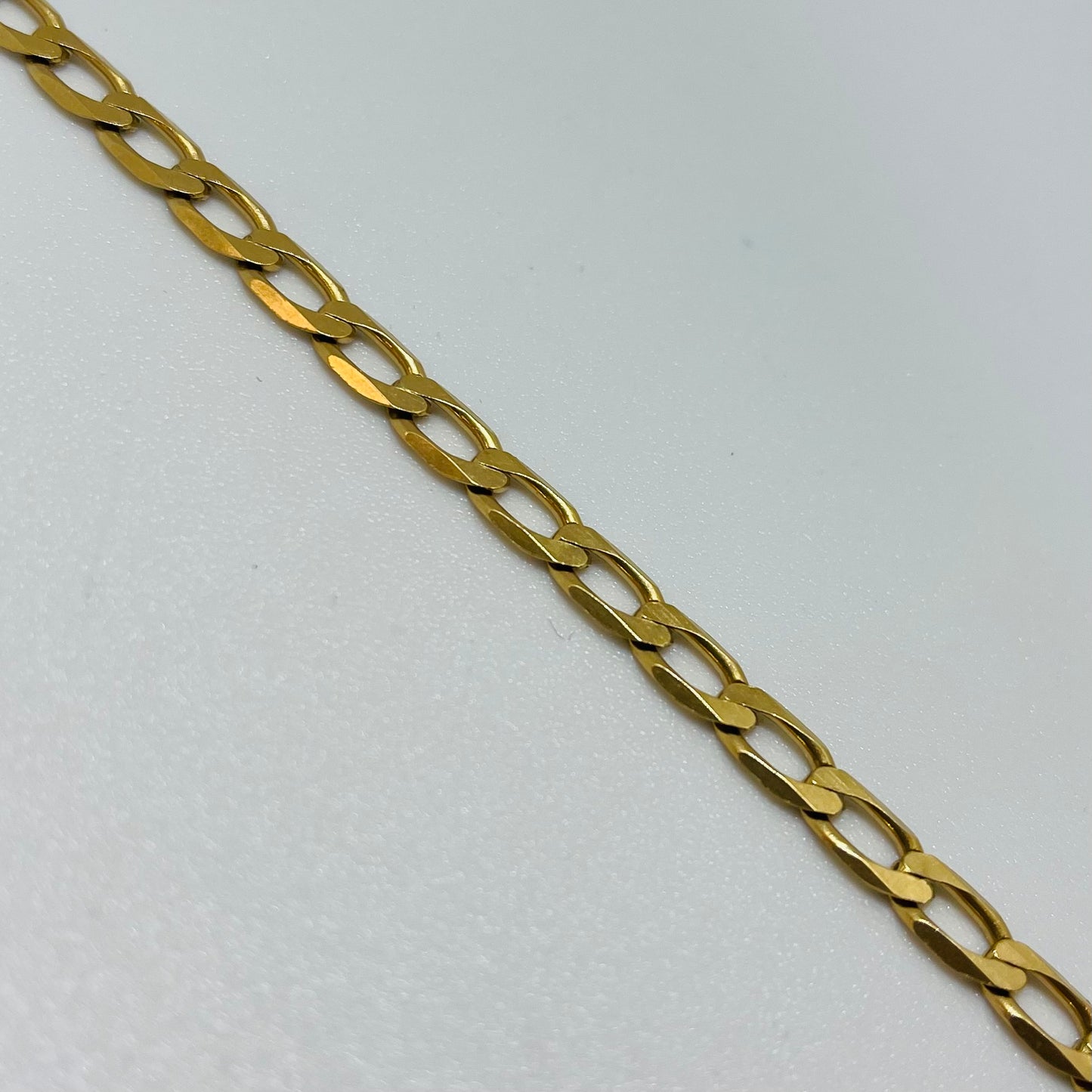 Bracelet Gourmette en Or Jaune 18K 9.60 Grs