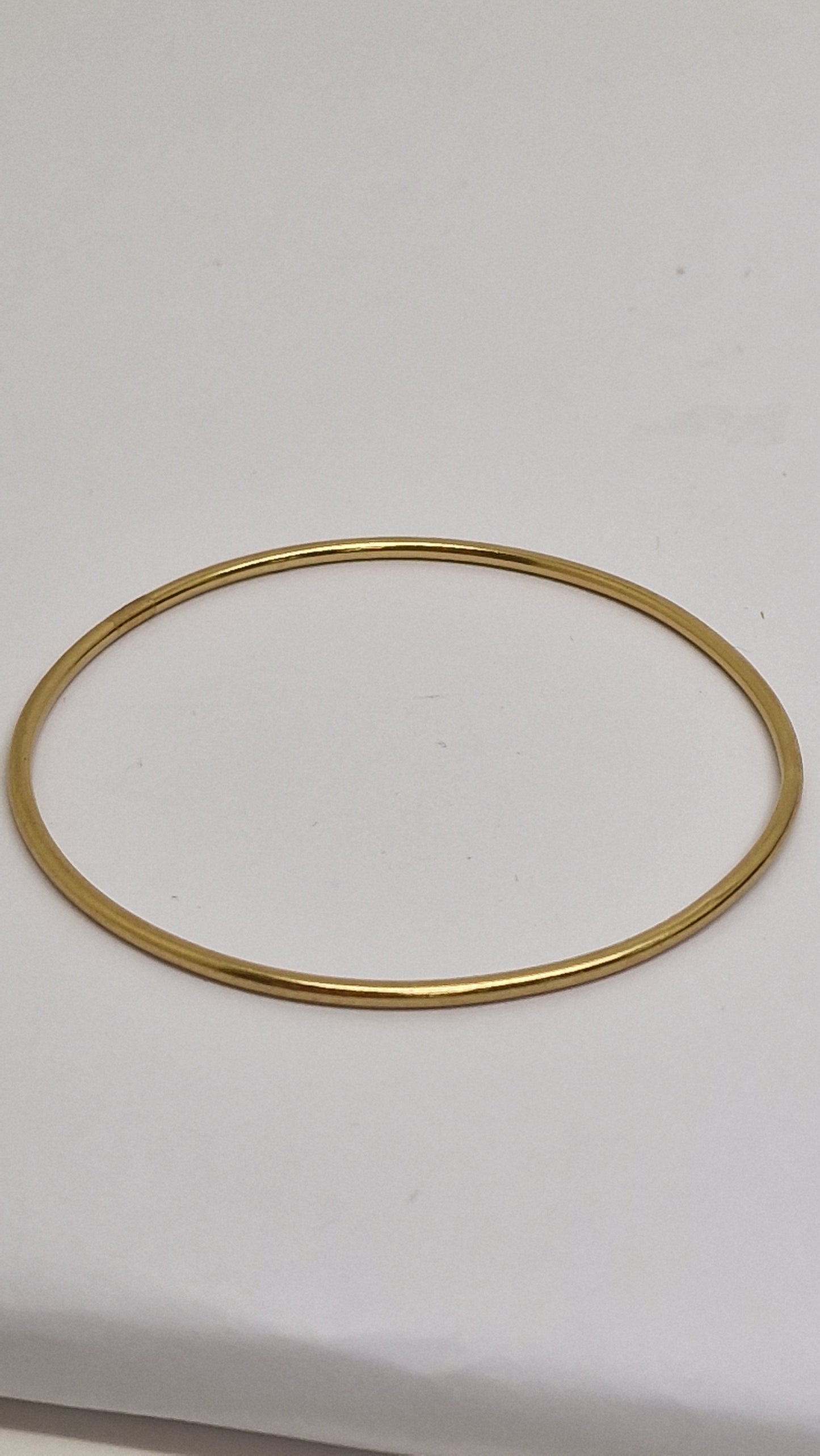 Bracelet Jonc Fermé OR Jaune 18K 10.98 Grs