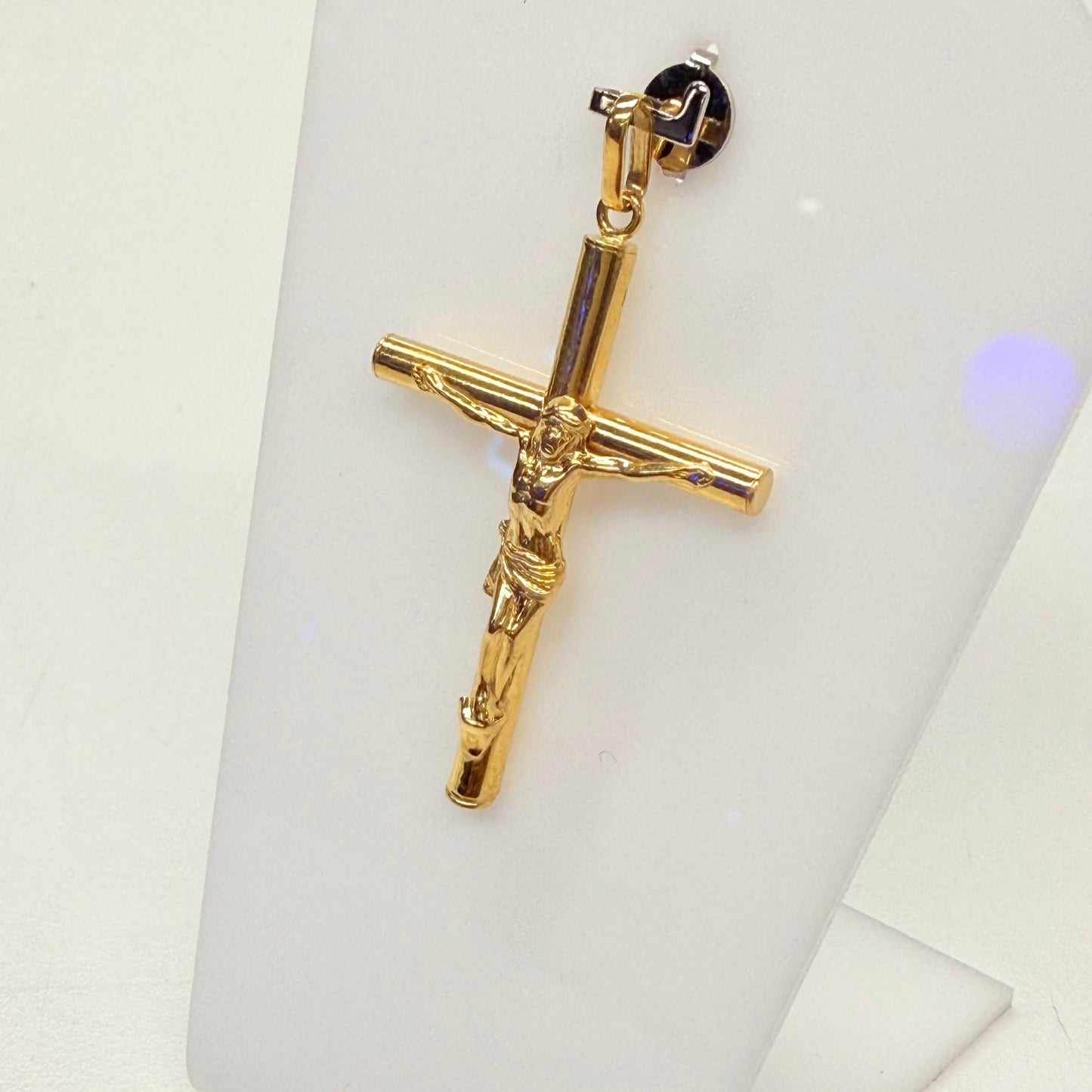 Pendentif Croix Or Jaune 18k -Poids - 1.31 Grs