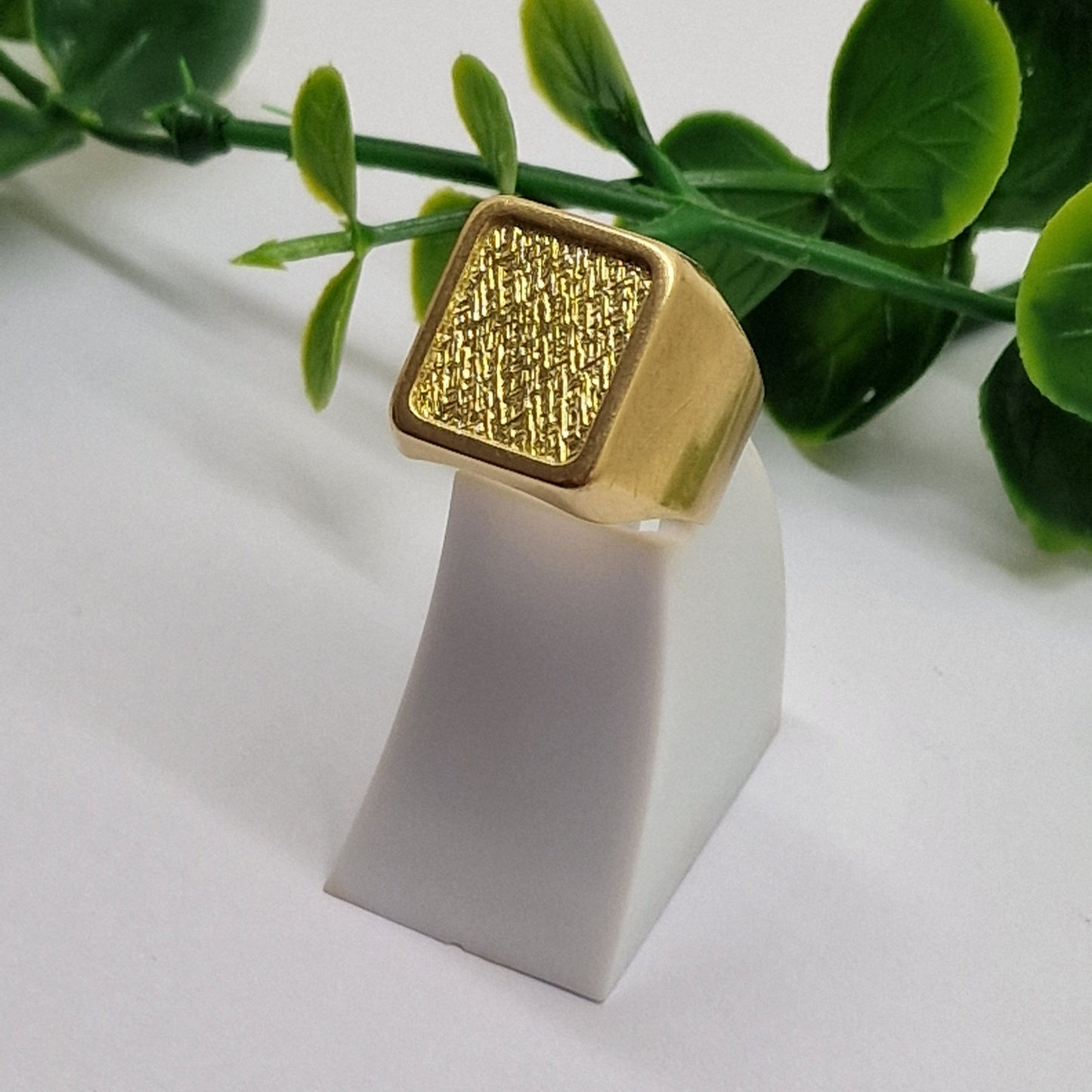 Bague Chevalière OR Jaune 750/1000 - Taille 61