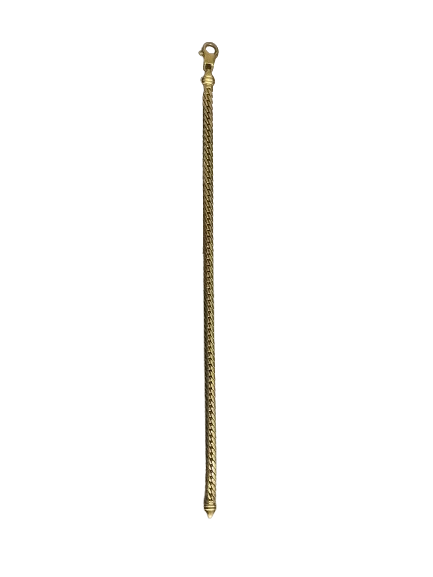 Bracelet Maillon Palmier Or Jaune 18K 5.60 Grs