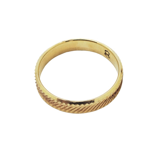 Alliance en Or Jaune 18k 4.41 Grs - Taille 62