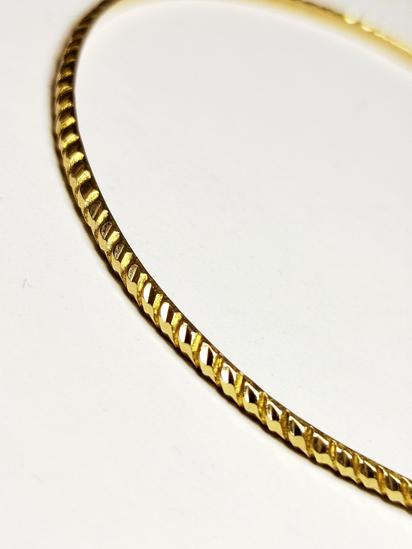 Bracelet Jonc en Or Jaune 18K 7.74 Grs