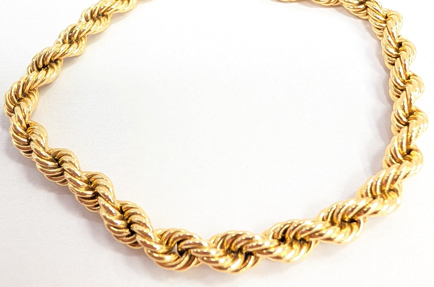 Bracelet en Or Jaune 18K Maille Torsadé 5.99 Grs
