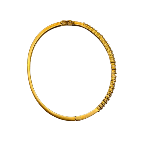 Bracelet Jonc en Or Jaune 18K 9.82 Grs