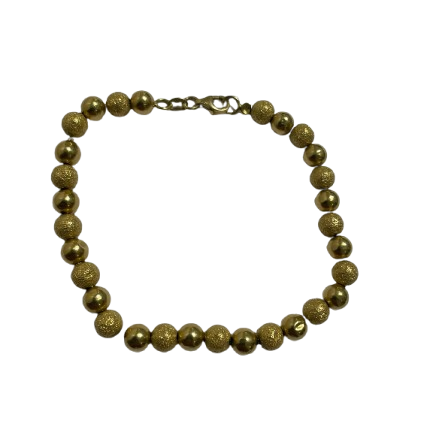 Bracelet Maille Marseillaise Or Jaune 18K 6.35g