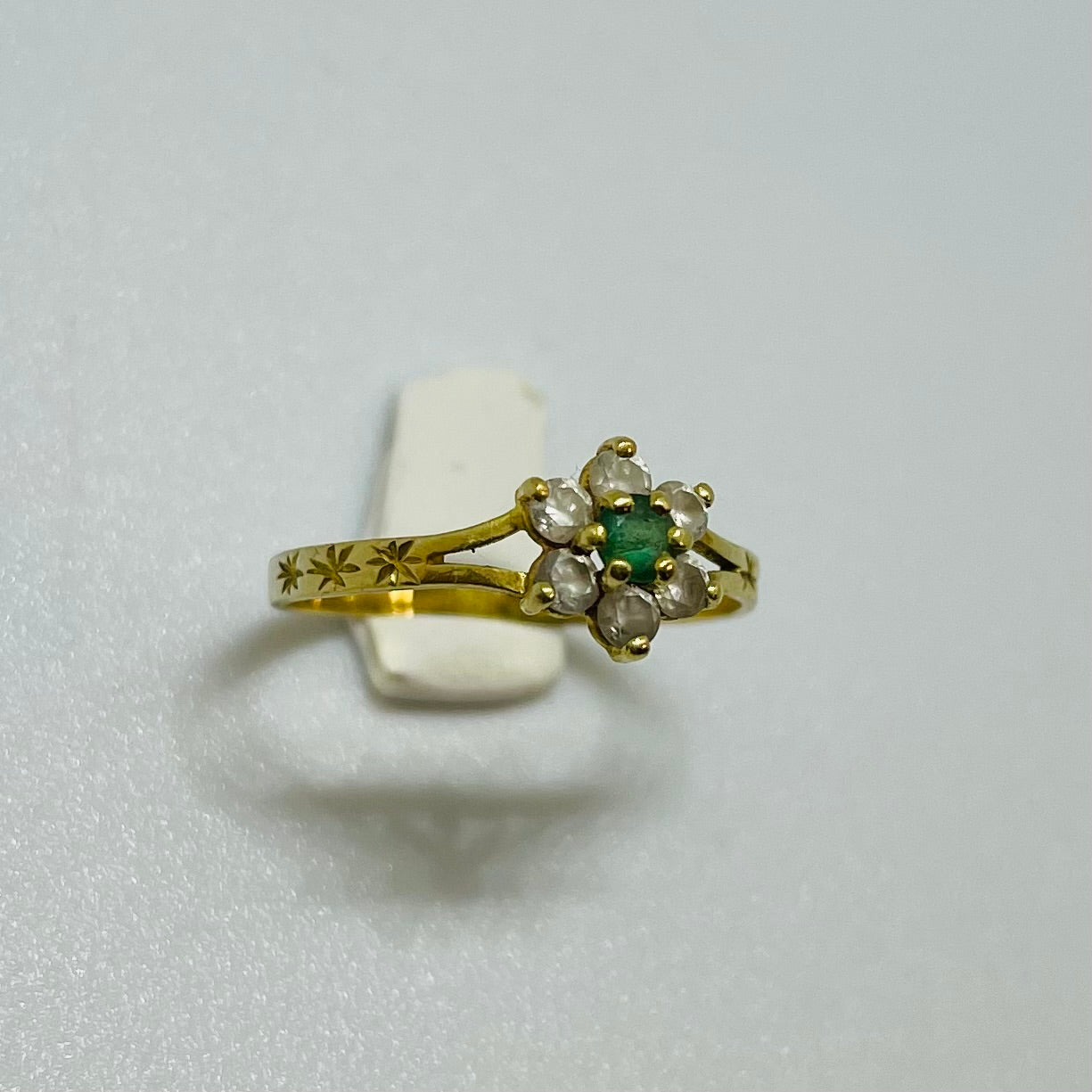 Bague Marguerite en Or Jaune 18K Taille-54