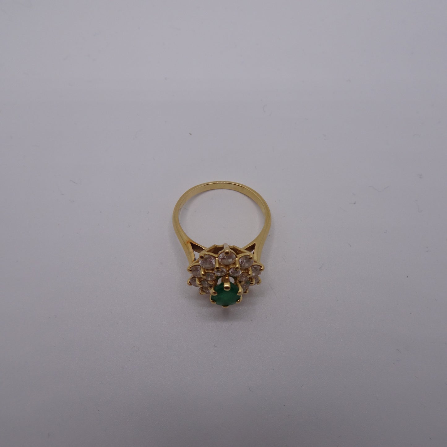 Bagues Marguerite en Or Jaune 18K Taille-53