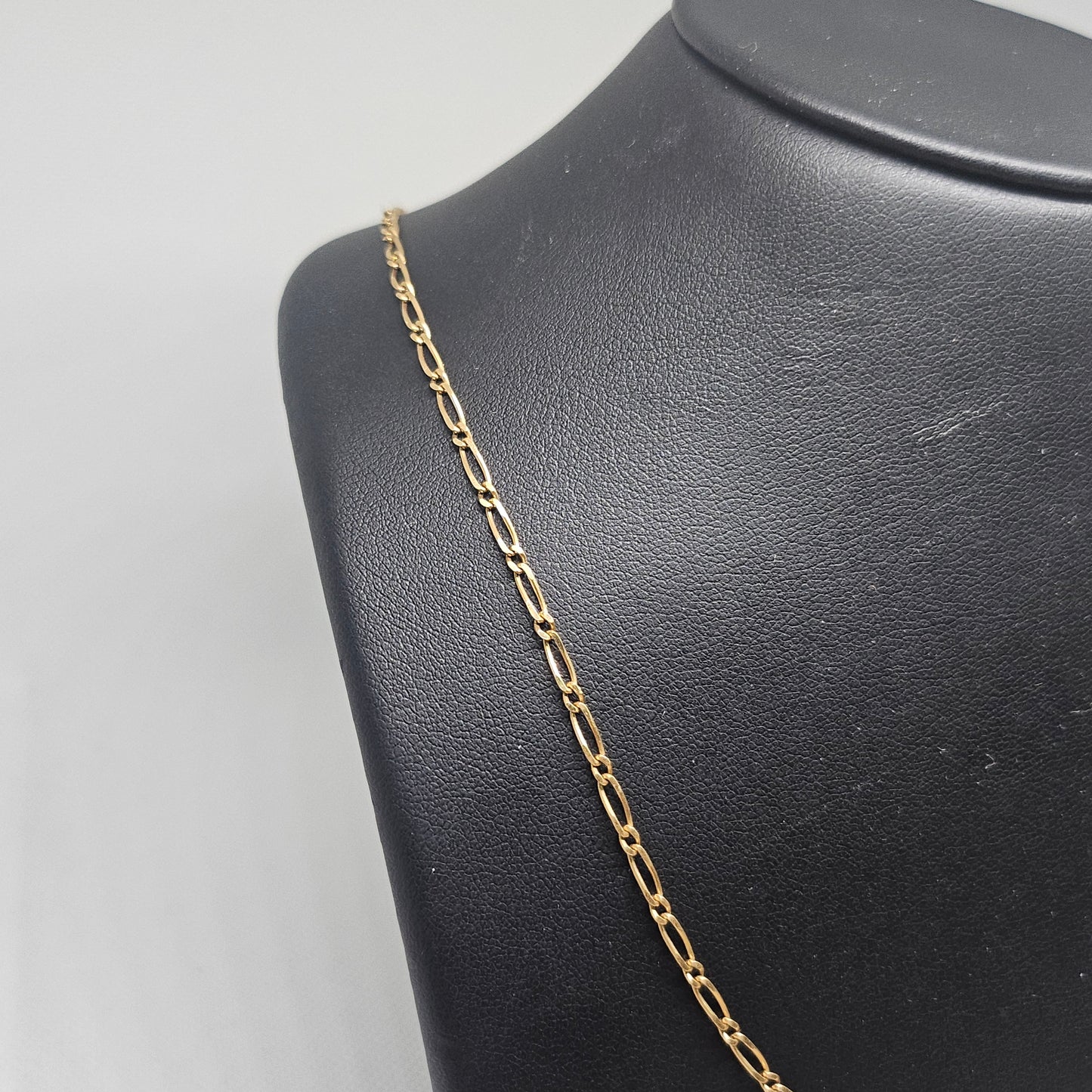 Collier  en Or Jaune 18 Carats, Maille Cheval Torsadée Longueur -45
