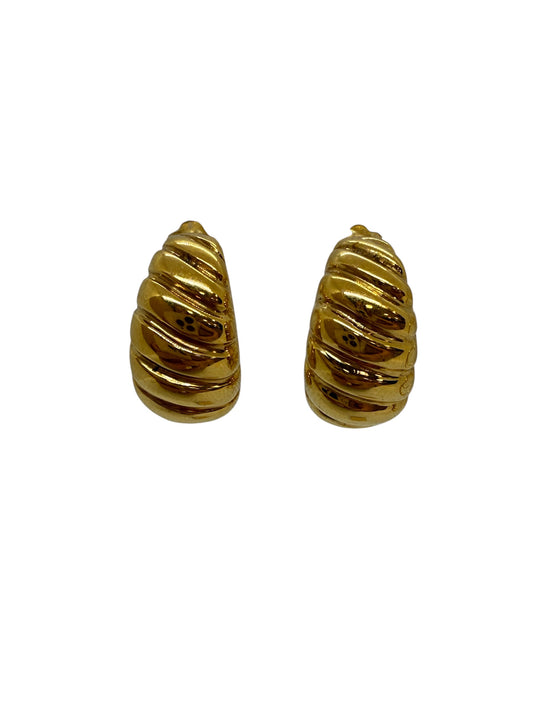 Boucles d'oreilles Créoles Or Jaune 18 carats 3.38 Grs