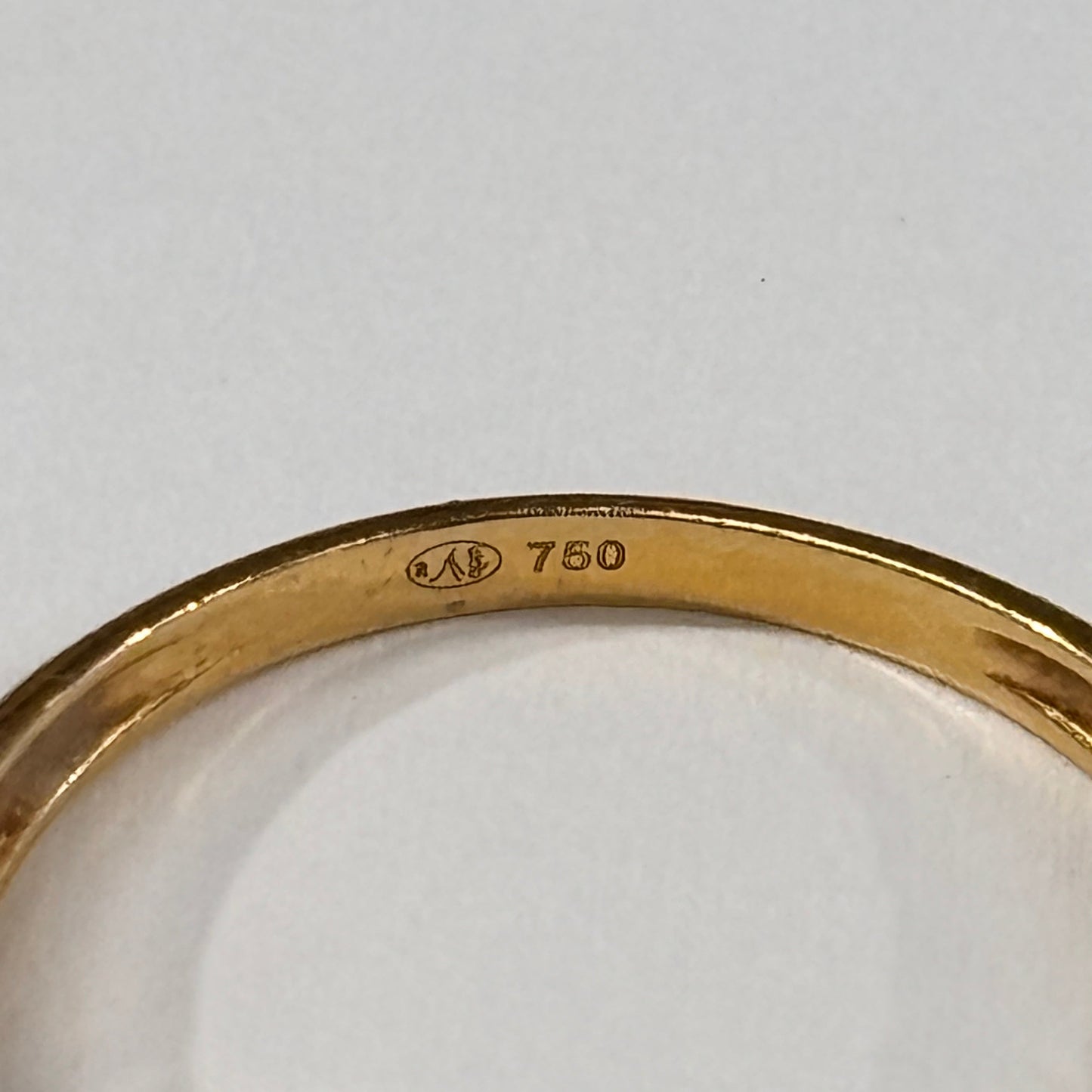 Bague en or jaune 18K Taille-51