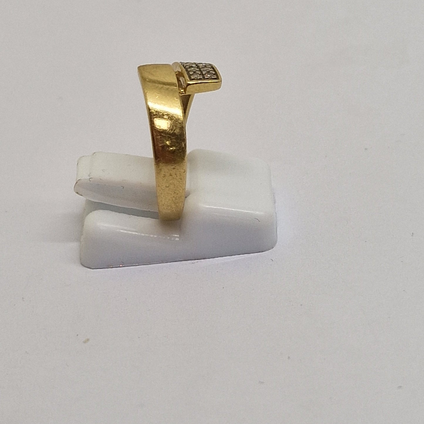 Bague en Or 18K avec Diamants 2.45 Grs - Taille 54