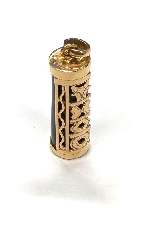 Pendentif Tiki en Or Jaune 18K 4.77 Grs