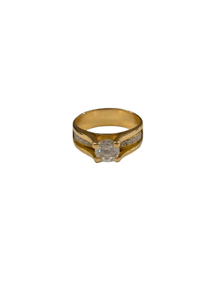 Bague en Or Jaune 18K Taille-54