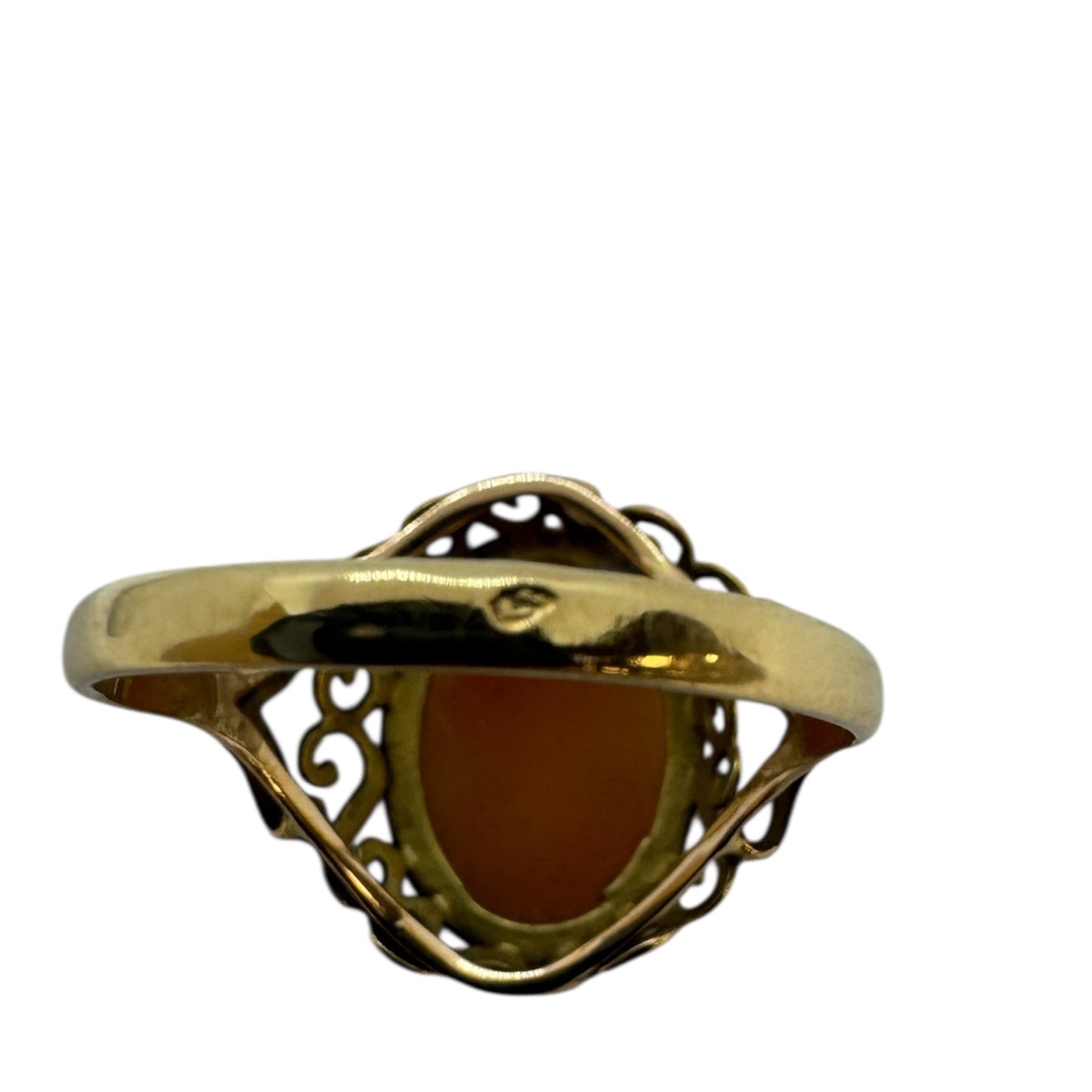 Bague Camée Or Jaune 18 Carats - Taille 60
