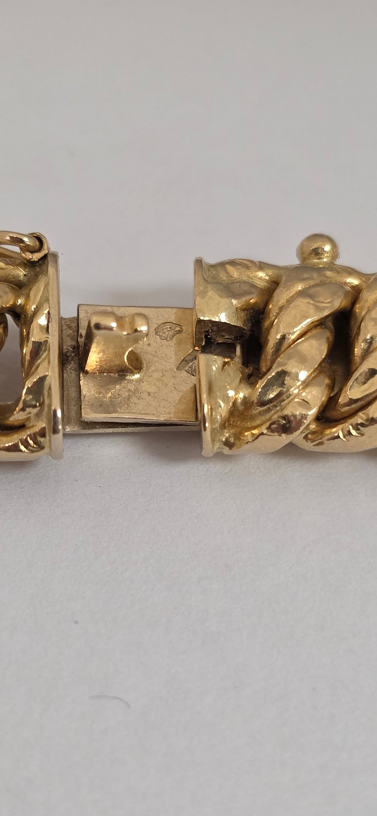 Bracelet Gourmette en Or Jaune 18K 16.4 Grs