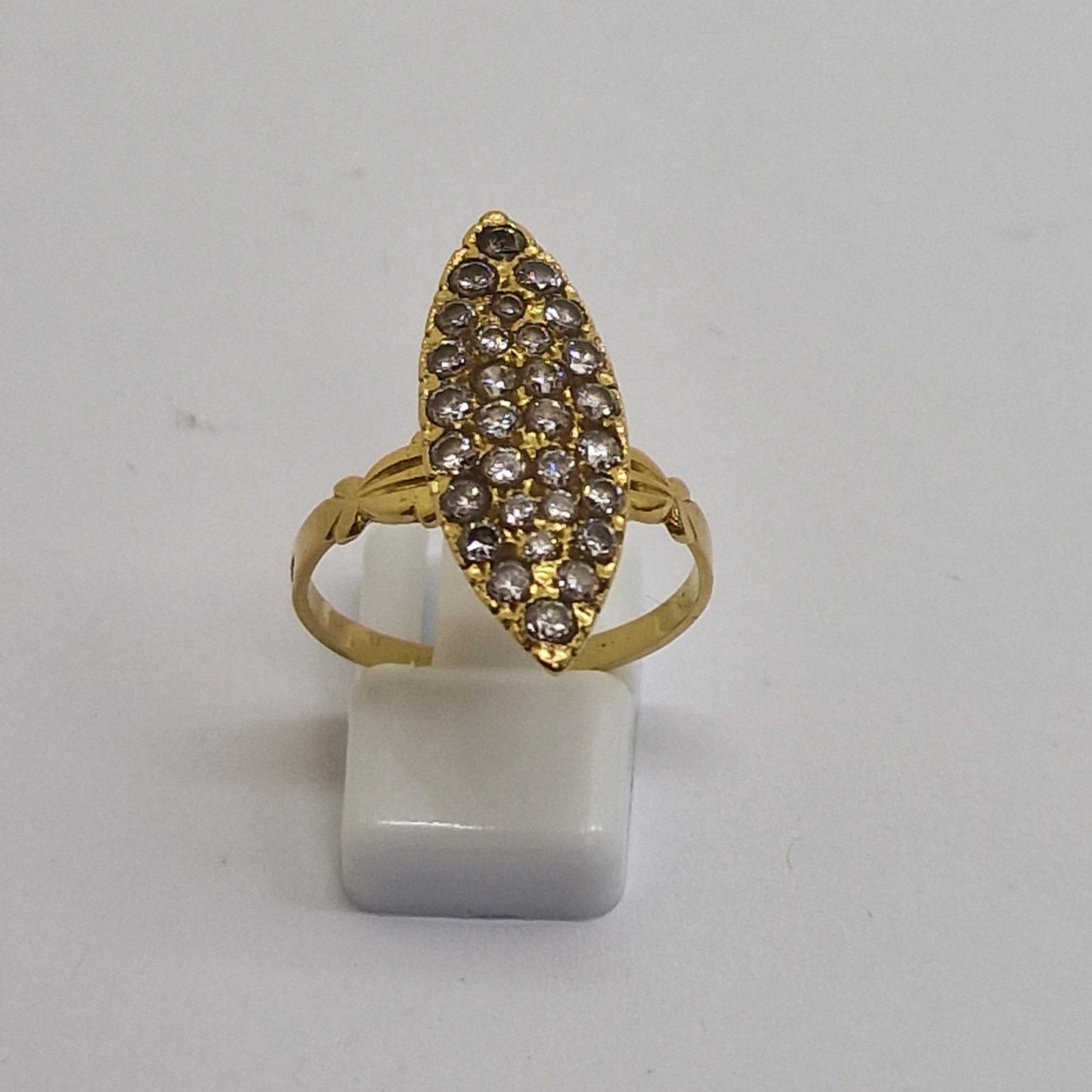 Bague en or jaune 18 carats Taille-60