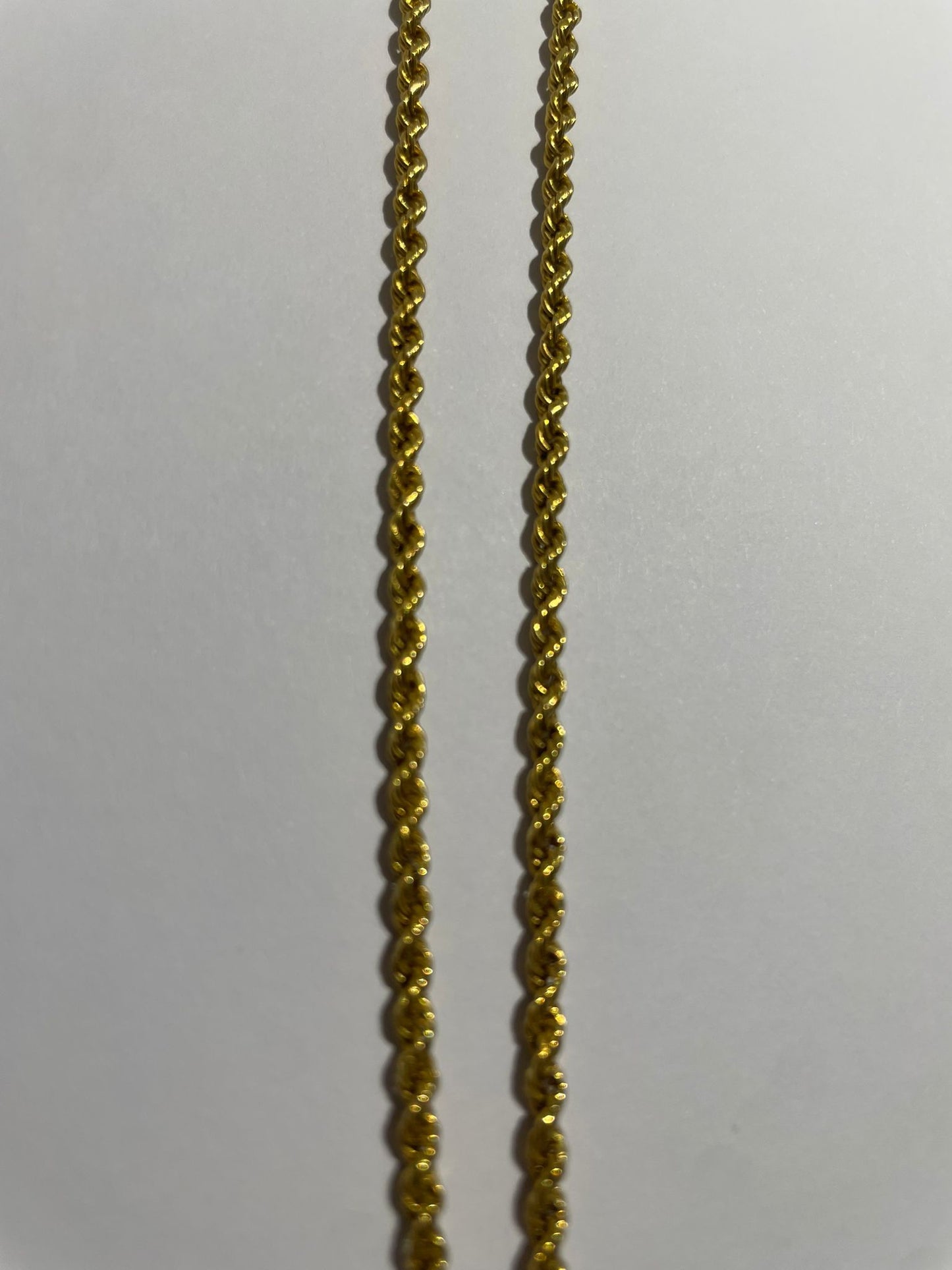 Collier Chaîne Longue en Or Jaune 18k 16.02 Grs